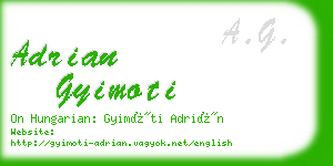 adrian gyimoti business card